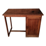 Petit bureau vintage en bois massif