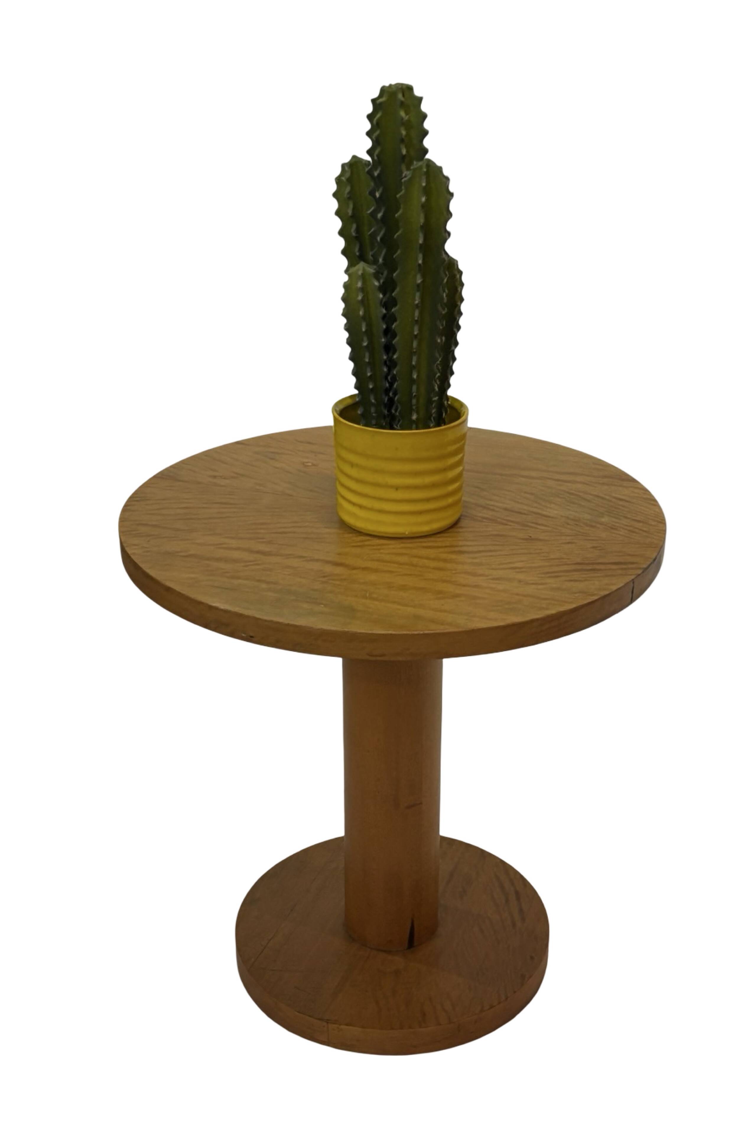 Art Deco Side Table Plant Table Oak 40's Design