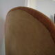 White lasked wood console and 1980s skai background