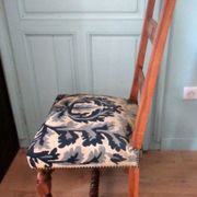 Series of 6 Louis XIII style chairs, in walnut