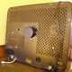 Philips vintage TV, lacquered wood frame -Holland- 50s