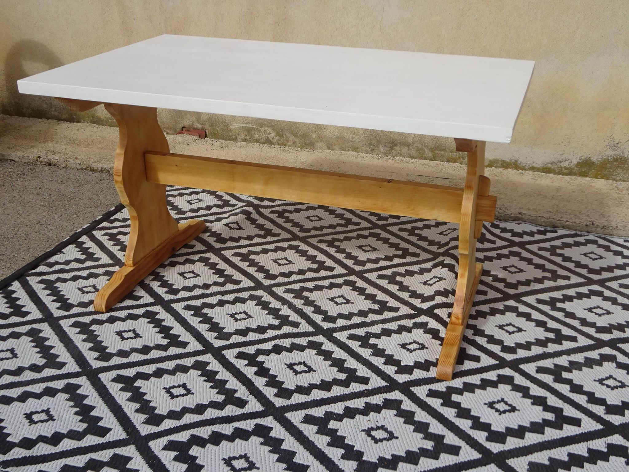 Table monastère en bois