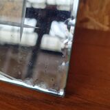 Beveled mirror photo frame