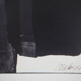 Pierre SOULAGES: Gouache on paper 1973 - Original signed poster