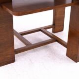 Art Deco square table from the 1950s, Poland.