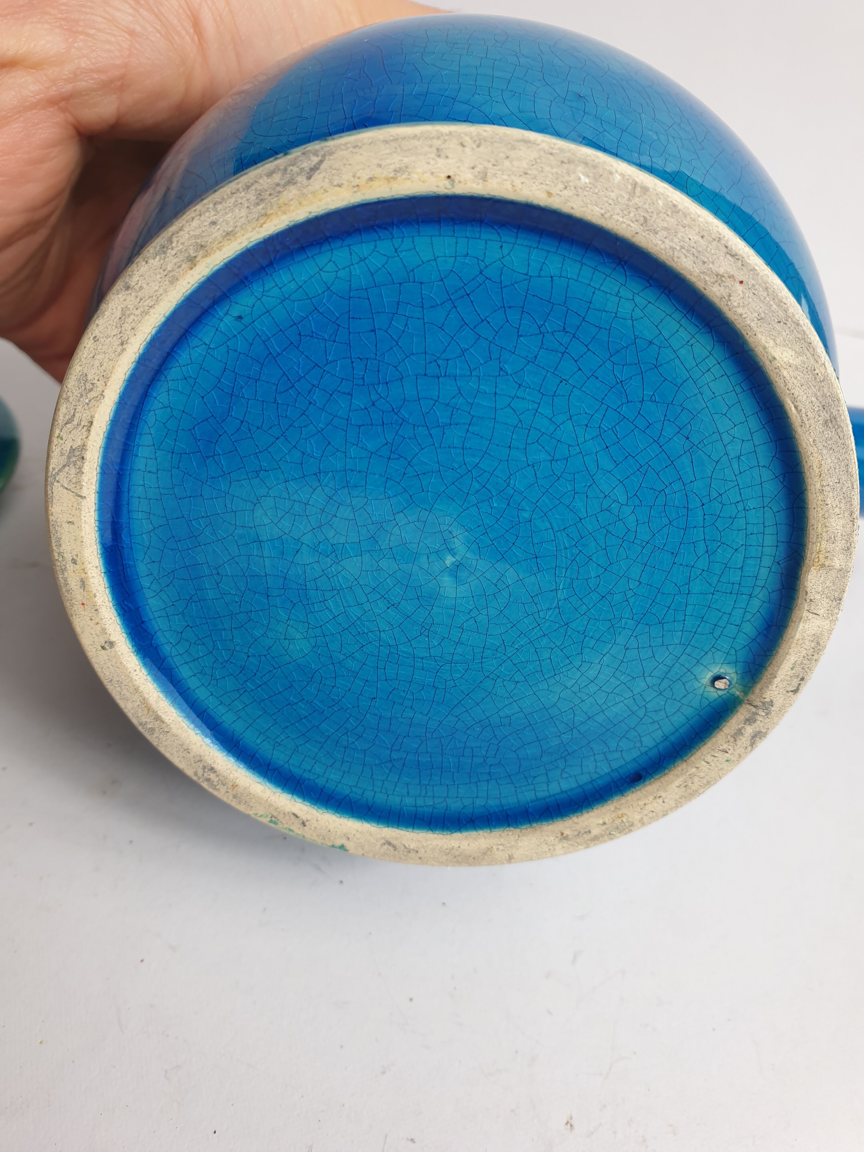 Chocolatière bleue