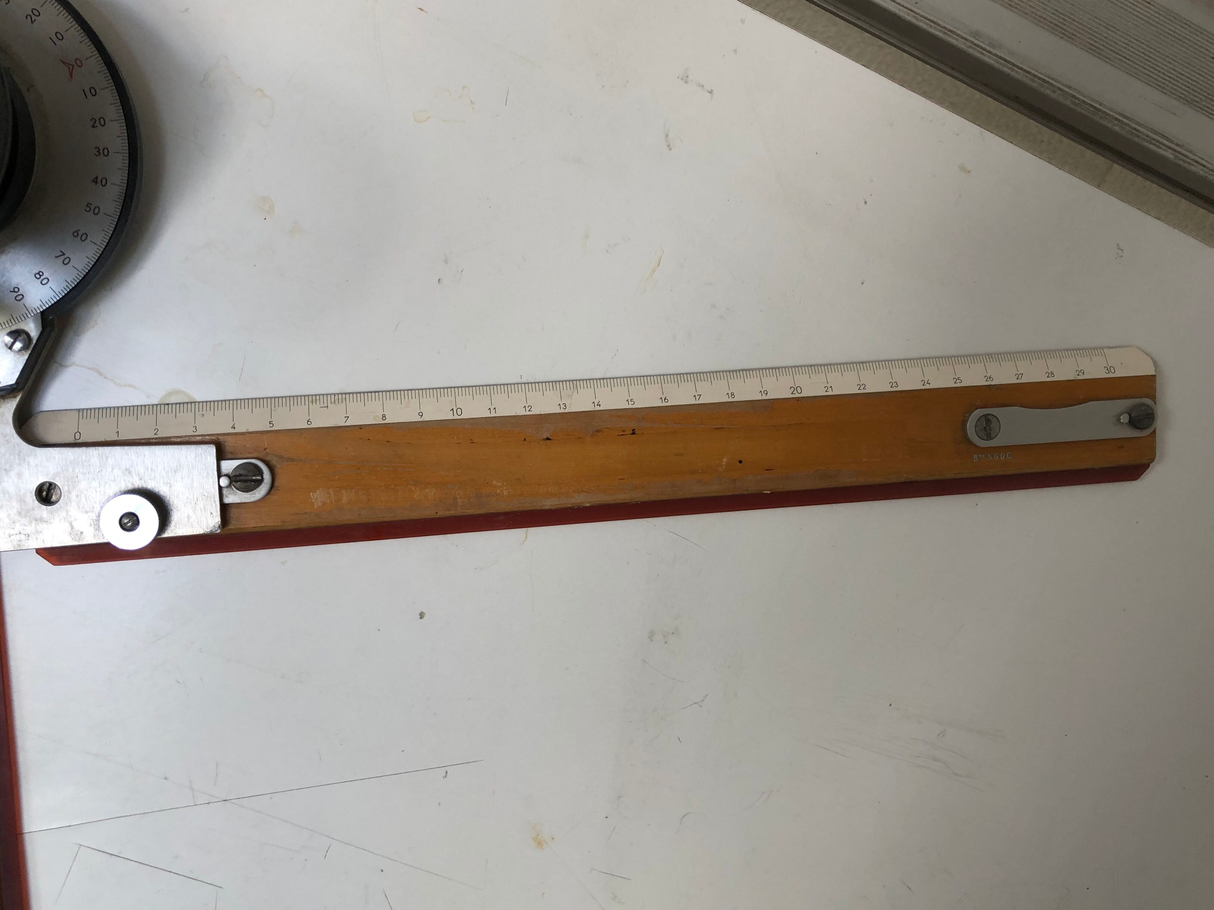 Vintage industrial drawing table