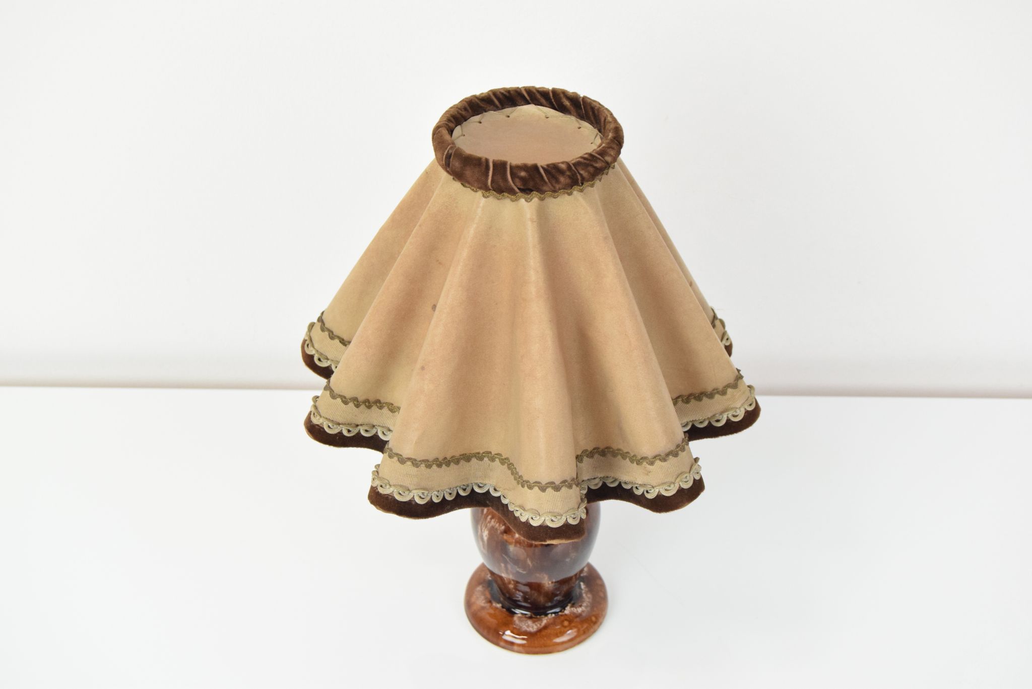 Lampe de table céramique art déco, années 1930