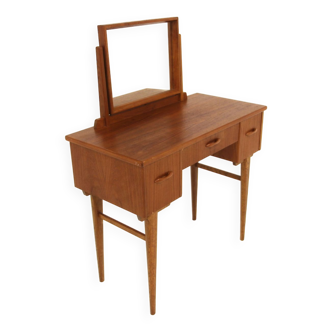 Scandinavian teak dressing table, Bjärni, Bjärnum, Sweden, 1960