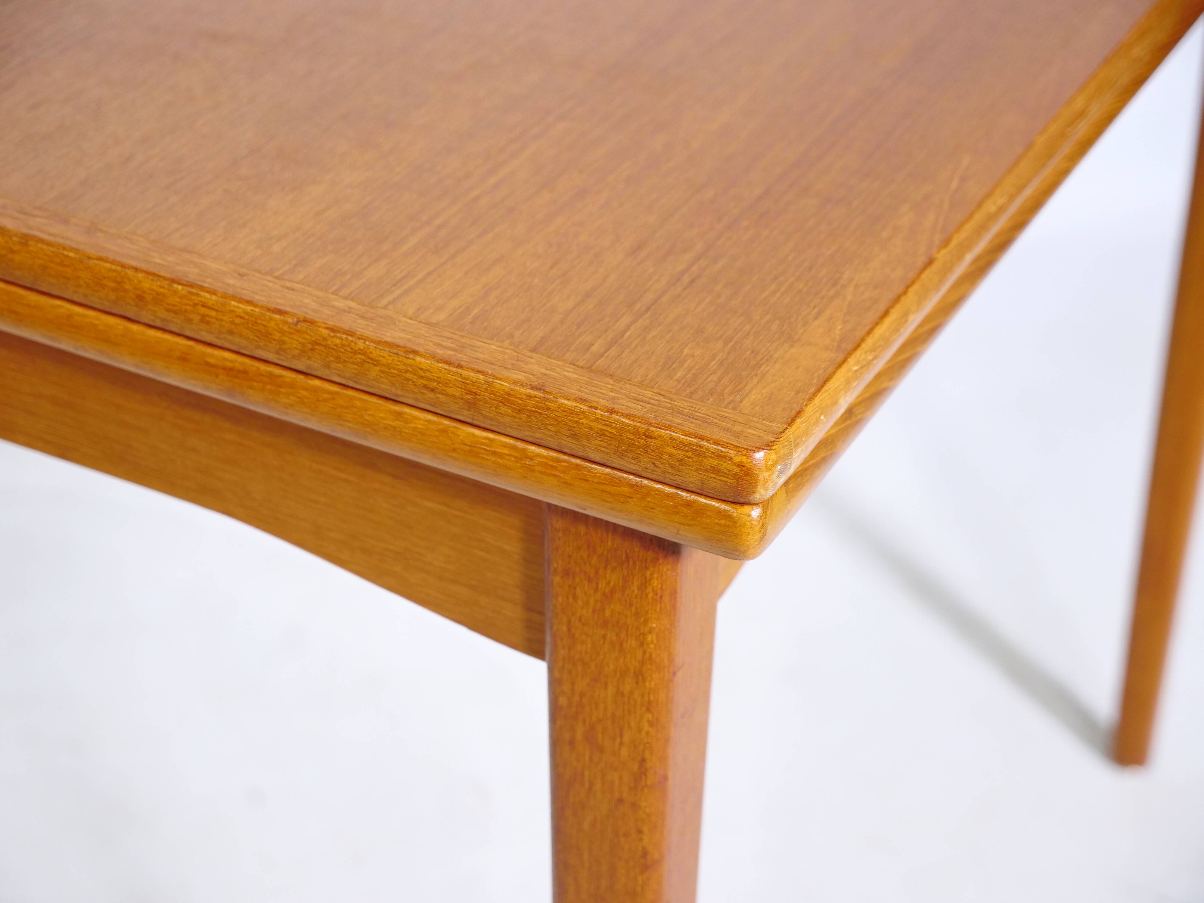 Mid-Century Teak Dining Table from Denmark, Extendable, 1960s