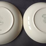 2 Villeroy and Boch deep plates Pin decor