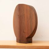Solid wooden vase, France, 1960's