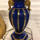 Pied de lampe et son abat-jour