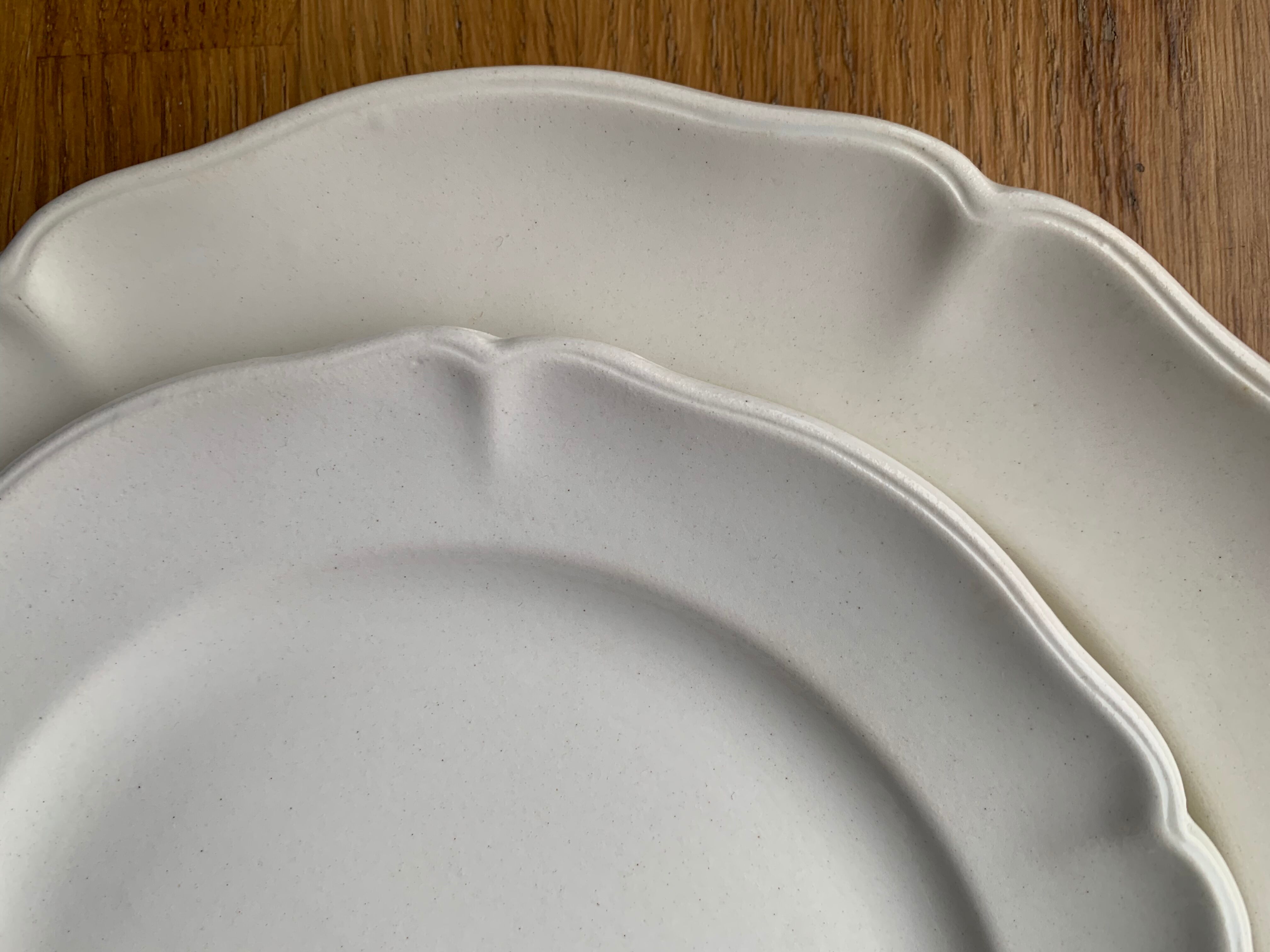 Set of 6 plates with white starter or dessert Manoir from Villeroy & Boch