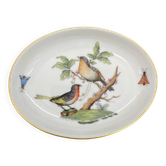 Small oval dish Herend Rothschild Birds – painted porcelain