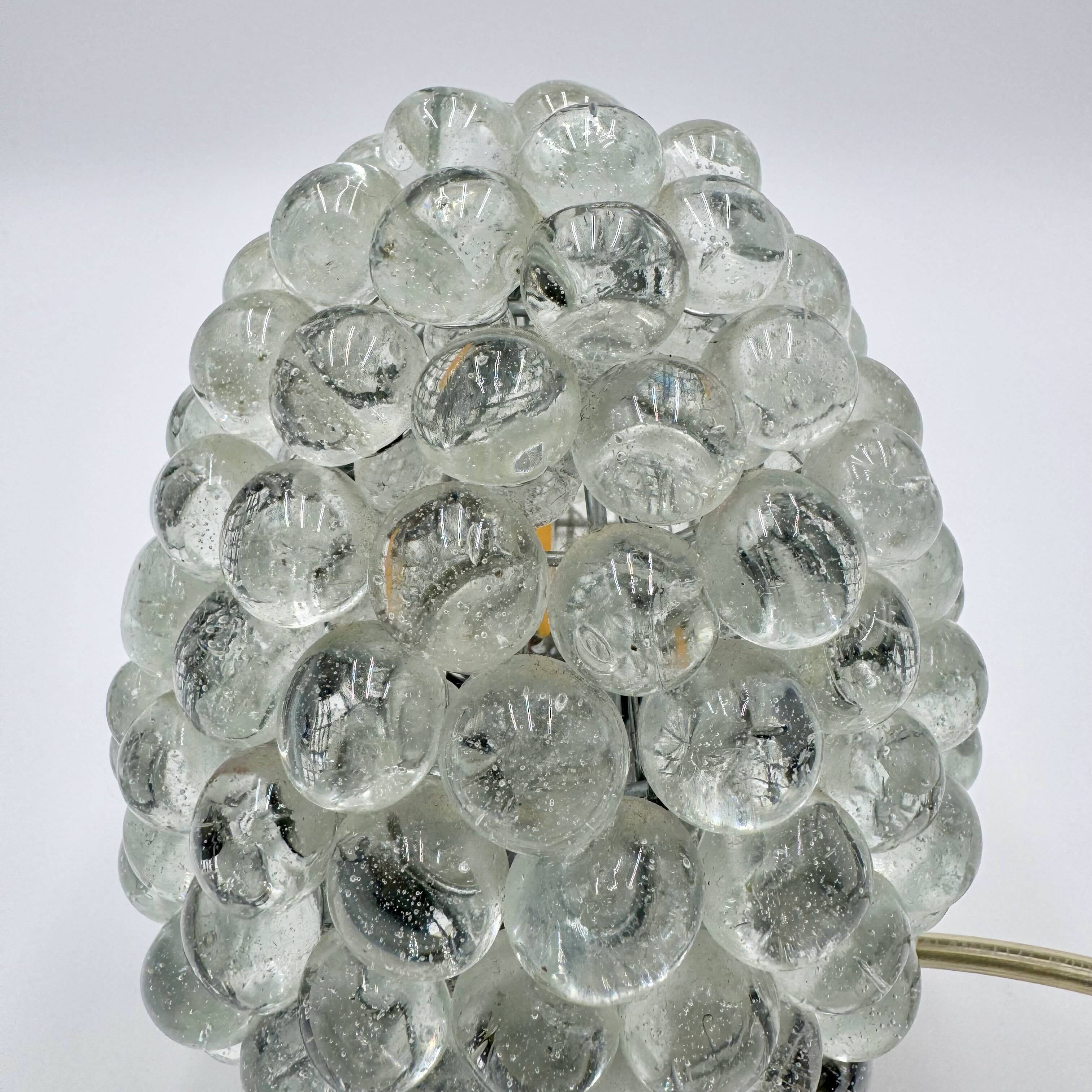 Vintage glass bubble cluster lamp