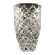 Modernist vase, transparent glass, Poland, 1970s