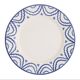 Set of 2 blue dinner plates