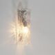 Pair of medium size 1970's Murano glass wall lamps by AV Mazzega