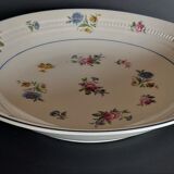Plat de service rond creux porcelaine Limoges Michelaud Lucien 1908