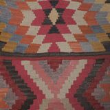 Vintage Turkish Oushak Handwoven Rug 78x365 cm