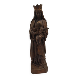 statue of the holy virgin in cast iron