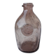 Biot bottle in bubbled glass