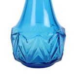 Carafe bleu cobalt vintage 0,5L Verre fabriqué en Belgique