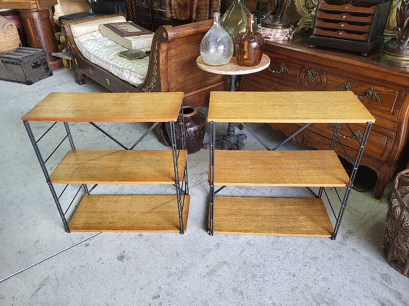 Pair of vintage shelves 1960 ref je