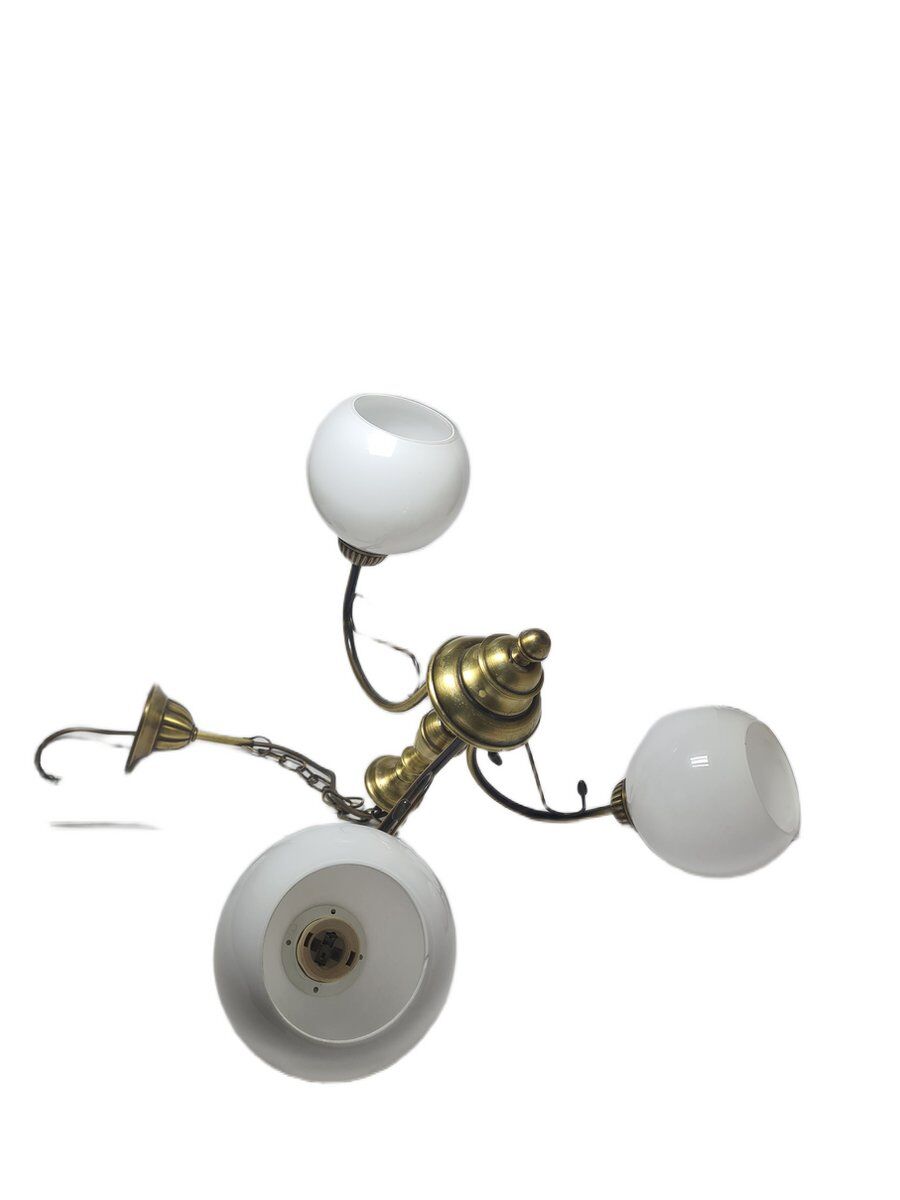 Vintage Art Nouveau chandelier, Poland, 1970s