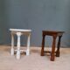 Pair of stool in solid chene