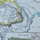 Original map of Europe in 1812 37x27cm (1908)