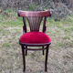 Chaises bistrot velours