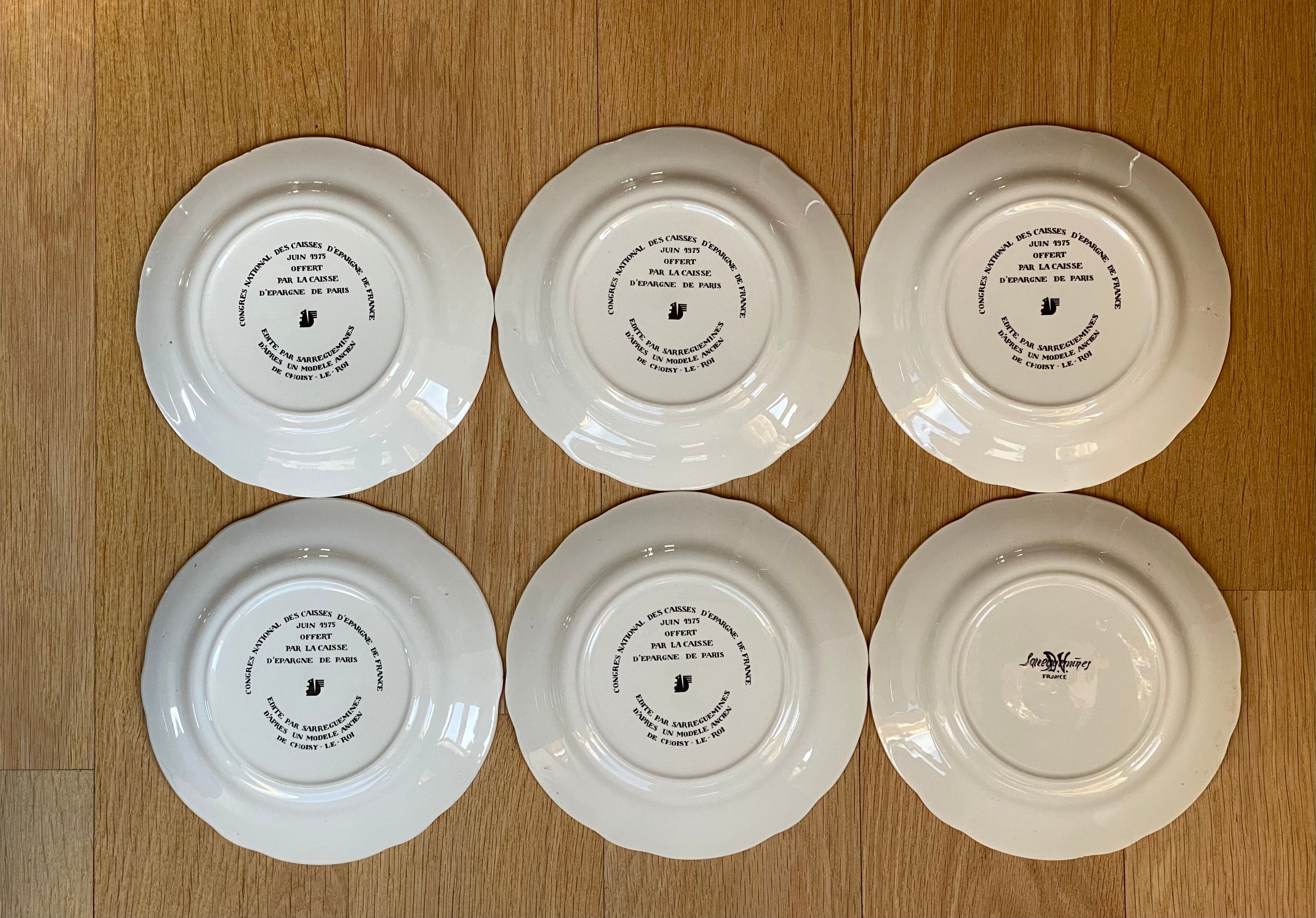 6 talking plates saving Sarreguemines