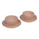 Digoin porcelain cups and saucers