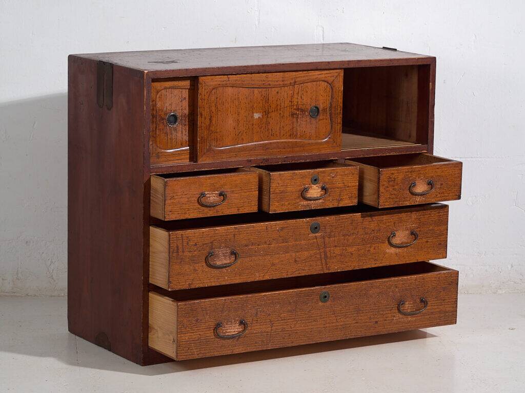Antique Japanese commode – Taishō / Shōwa period (c. 1920-1970) #10