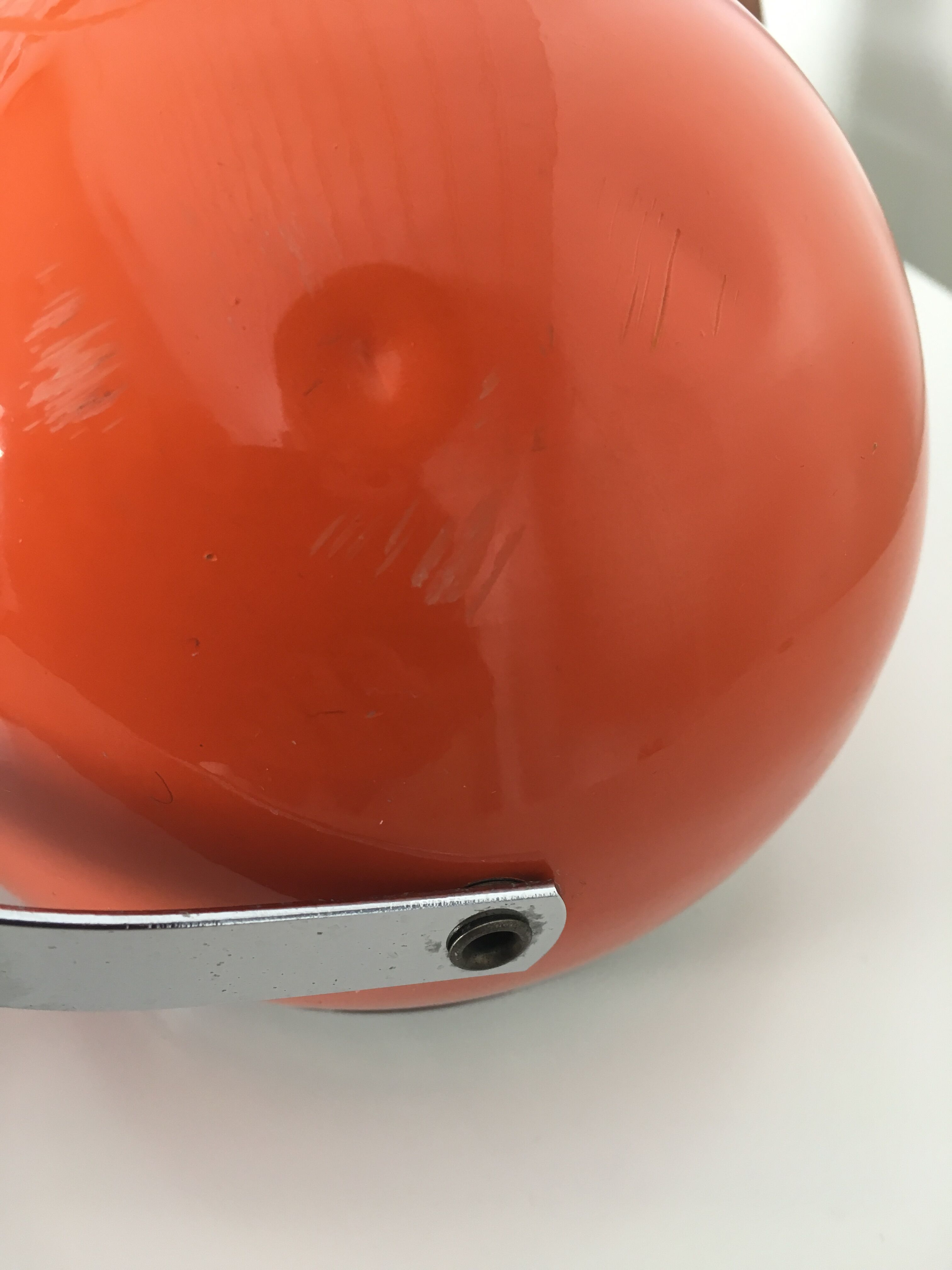 Lampe Eyeball orange 1970