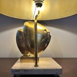 Brass fish lamp by somchai, hattakitkosol