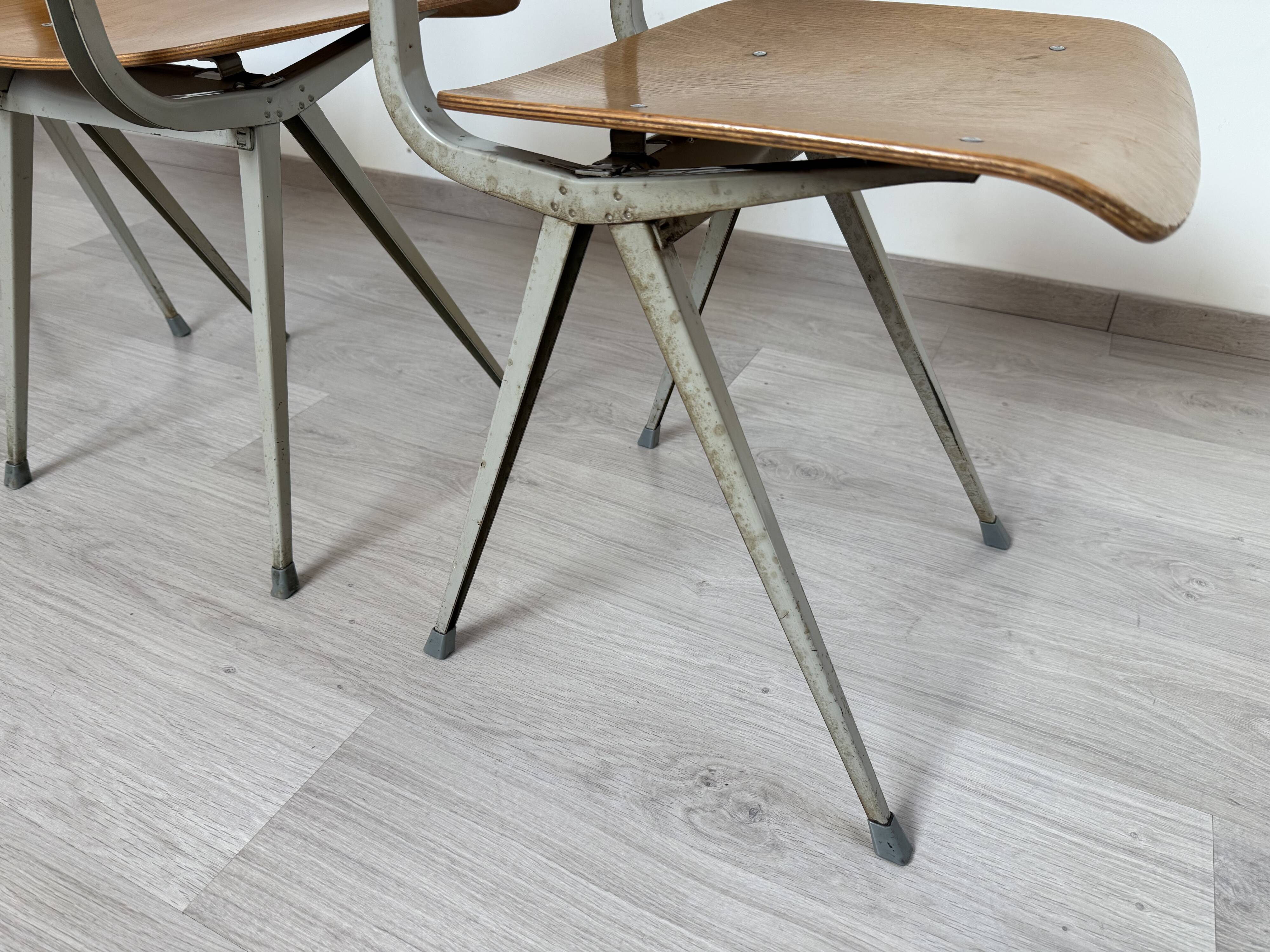 Set of 3 Friso Kramer chairs for Ahrend by Cirkel Result 60s 70s