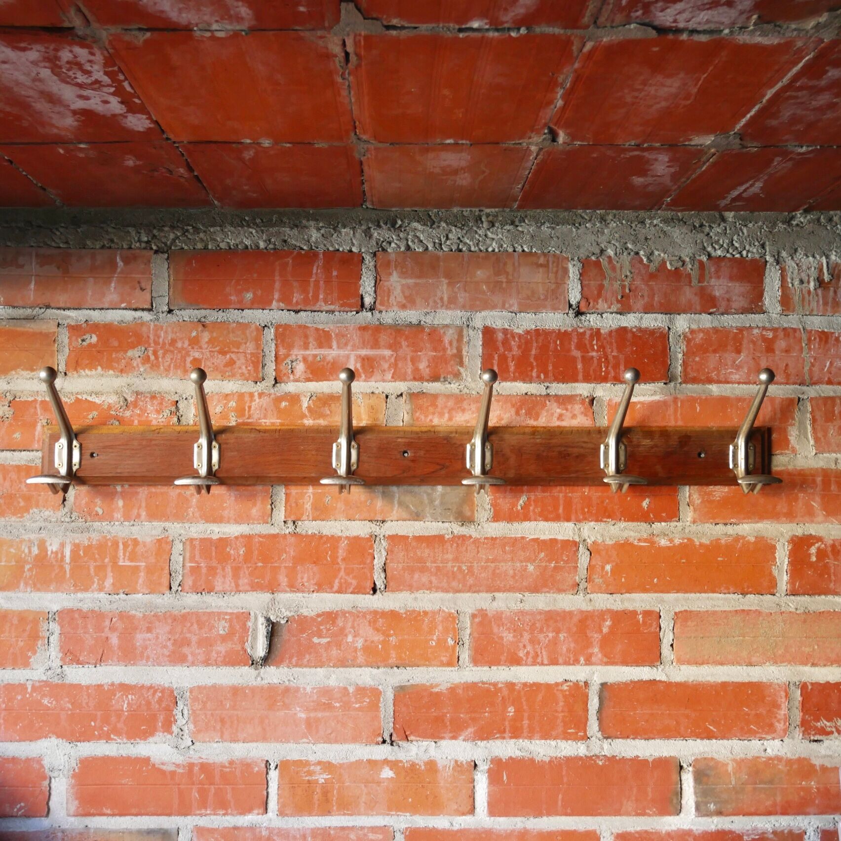 Coat rack wall hooks