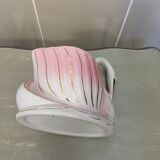Vintage porcelain swan pot cache