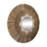 Natural fiber mirror