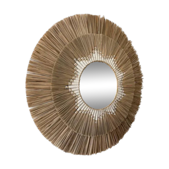 Natural fiber mirror