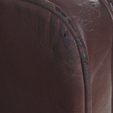 Danish vintage retro 3-seater sofa in Scandinavian oak Stouby leather from the 60s 70s