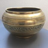 Planter  pot brass dore