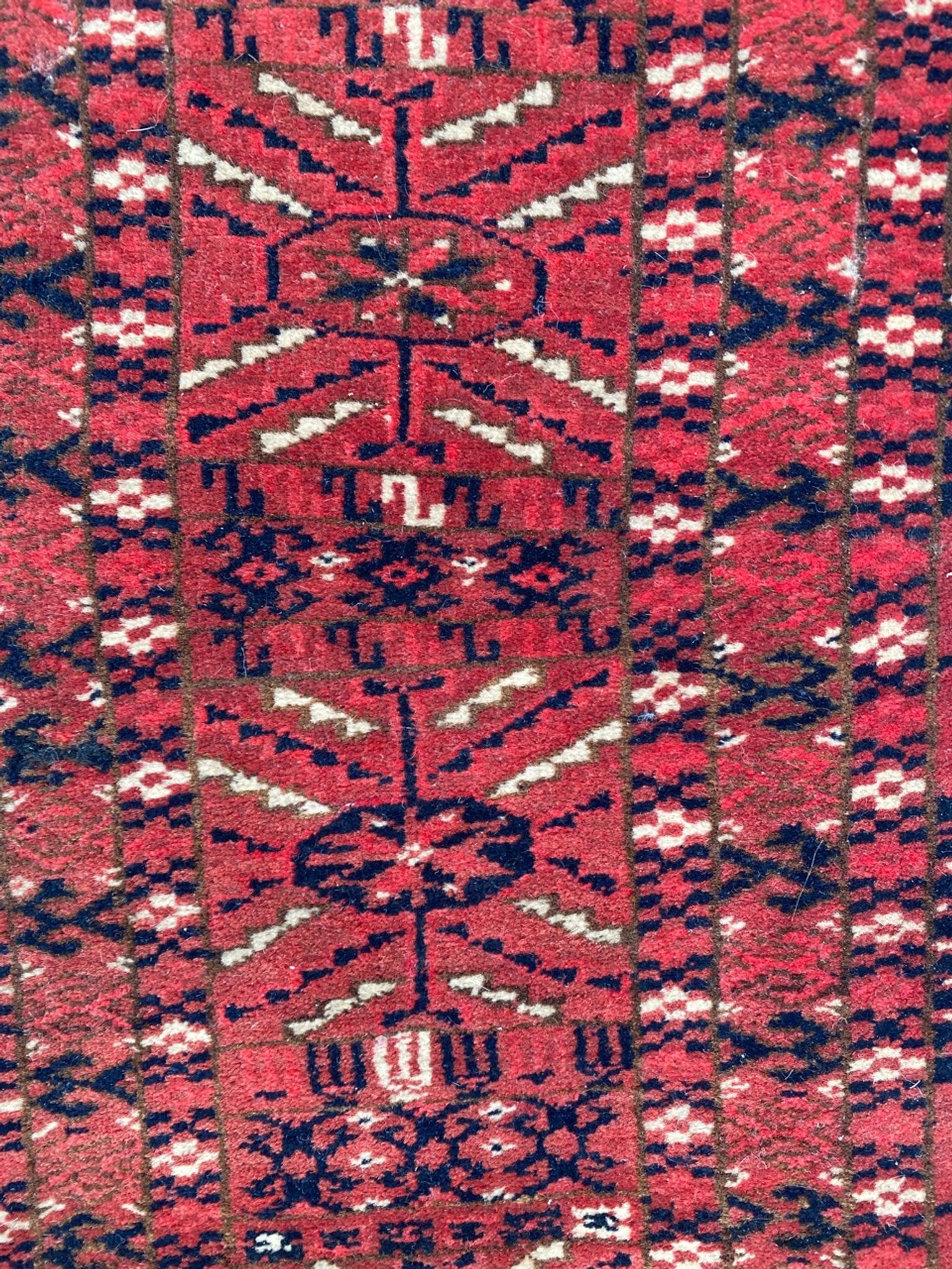 Carpet Turkmen bukhara Afghan 120x154 cm