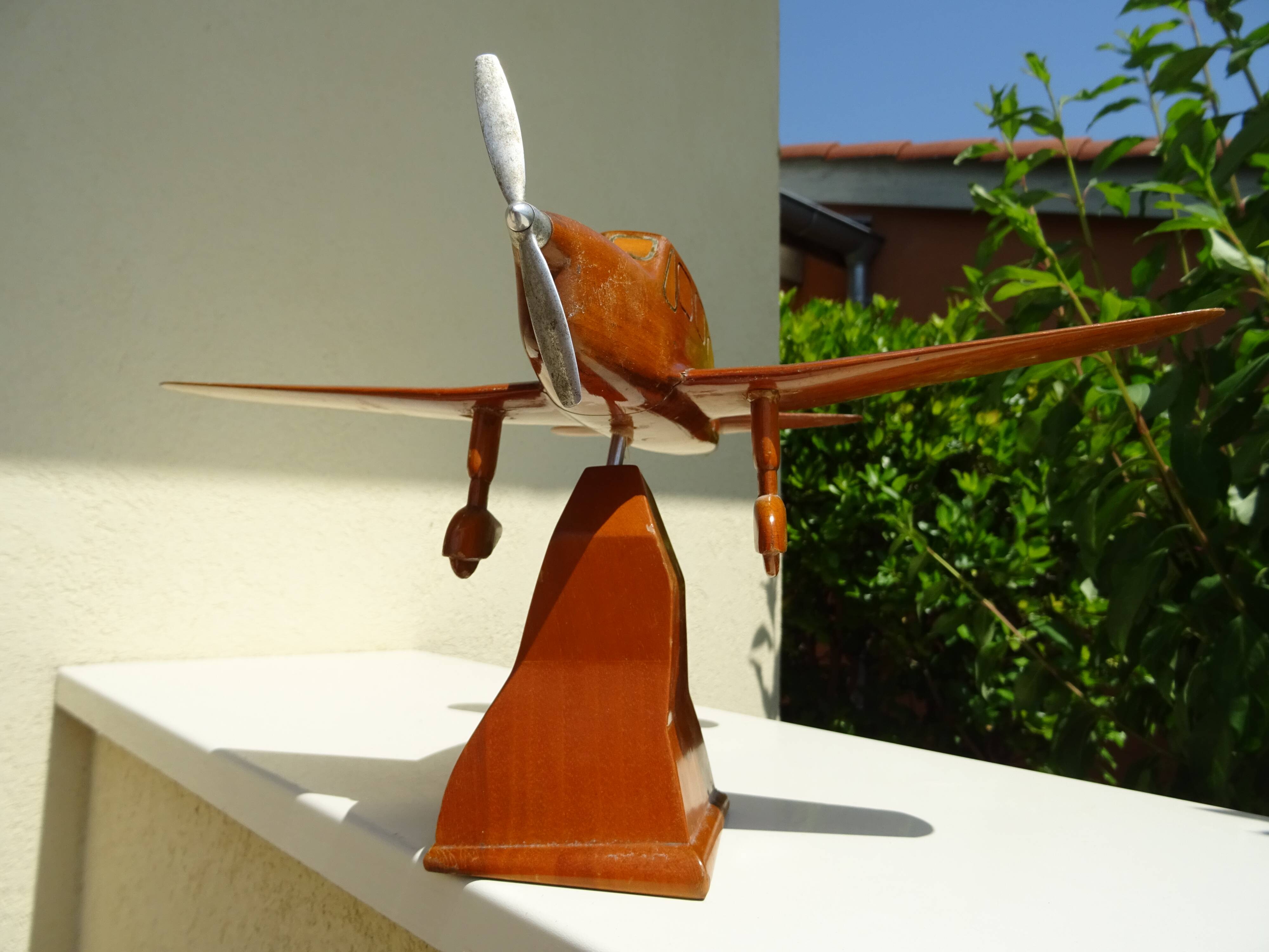 Wooden plane Art Deco 30 years 40