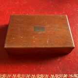 Ancien coffret compas laiton XlXème