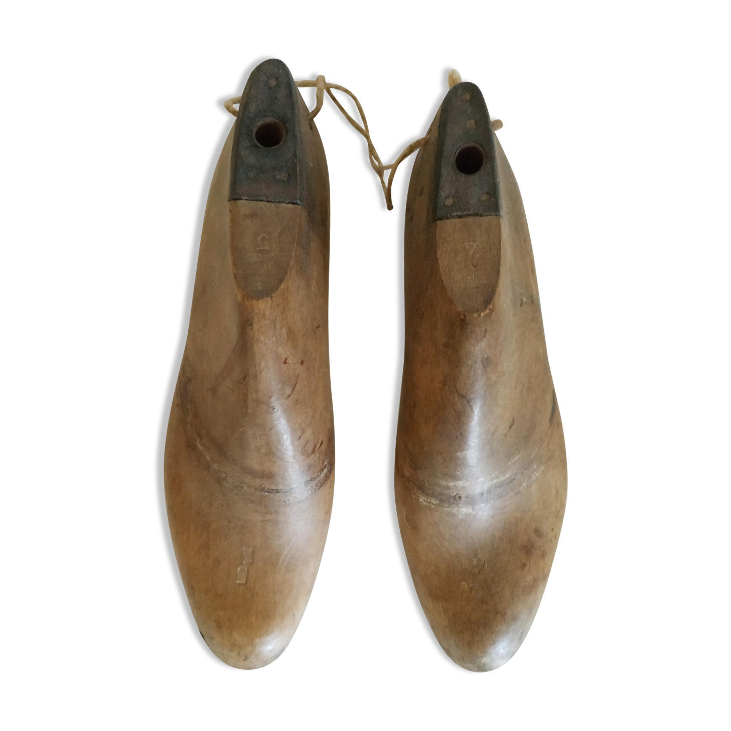 Old wooden shoe trees