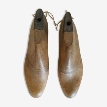 Old wooden shoe trees